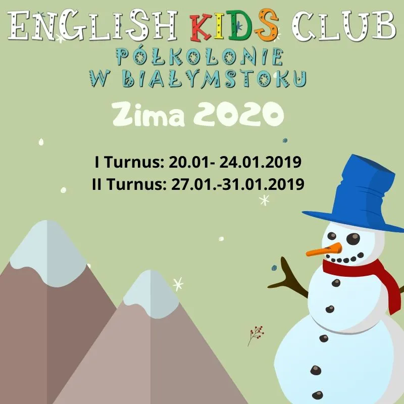 Półkolonie Zimowe Dla Dzieci 5-10 lat 2020 Zapisy.