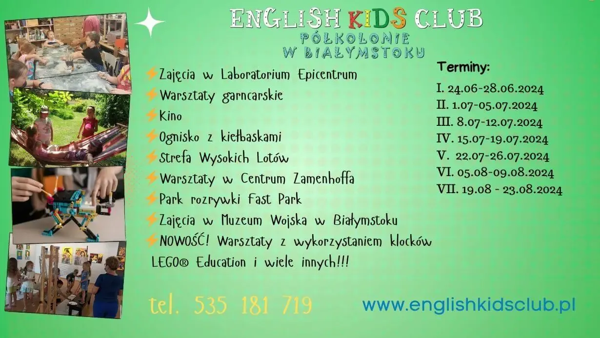 Zapisy półkolonie letnie 2024